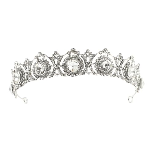 DECORNIJIA Vintage Brautkrone mit Strasssteinen Antike Damen Hochzeitskrone Prinzessin Haarschmuck für Geburtstag Verlobung und Festliche Anlässe Accessoire für Besondere DECORNIJIA Vintage Brautkrone mit Strasssteinen Antike Damen Hochzeitskrone Prinzessin Haarschmuck für Geburtstag Verlobung und Festliche Anlässe Accessoire für Besondere von DECORNIJIA