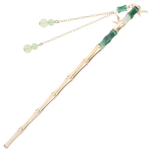 DECORNIJIA Vintage Chinesisches Haarstäbchen aus Bambus Traditionelles Haarschmuck accessoire für Damen Stabile Haarspange für Dickes Haar Eleganter Haarschmuck mit Antikem Flair von DECORNIJIA