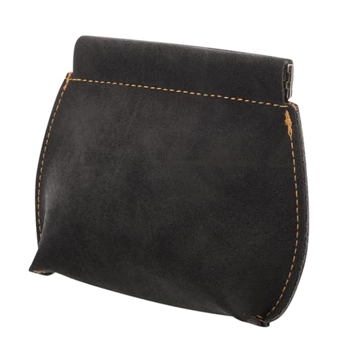 DECORNIJIA Vintage Herren Geldbörse aus Pu Leder Kompakte Schwarze Geldbörse mit Münzfach Stilvoller und Robuster Portemonnaie für Reise und Alltag Praktischer Organizer für Kosmetik und von DECORNIJIA