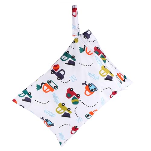 DECORNIJIA Wasserdichter Organizer mit Reißverschluss Mehrfachfächer und Kompakter Hängeschlaufe Geeignet für Kinderwagen Outdoor Reise und Alltag Wiederverwendbarer Feuchttücher Beutel von DECORNIJIA