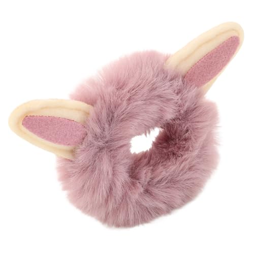 DECORNIJIA Weiches Elastisches Haargummi mit Flauschigem Kunstfell Niedlicher Cartoon haarschmuck für Mädchen Vielseitig als Haarband Armband und Halskette Trendiger Herbst winter stil von DECORNIJIA