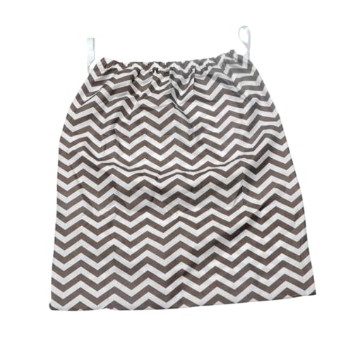 DECORNIJIA Wiederverwendbare Windelbeutel mit Streifenmuster Praktische Windeltasche für Nasse und Trockene Windeln Tragbare Aufbewahrungstasche für Unterwegs Handliche Wickeltasche von DECORNIJIA