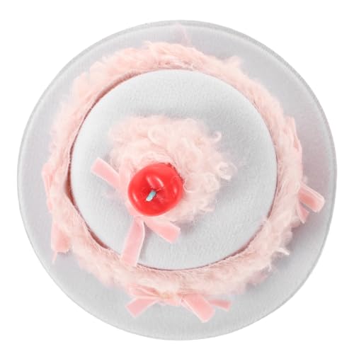 DECORNIJIA Wiederverwendbarer Geburtstags Haarclip Kuchenform Leichtes Haarschmuck Accessoire für Mädchen Frauen Kostümparty Foto Requisite Robustes Material von DECORNIJIA