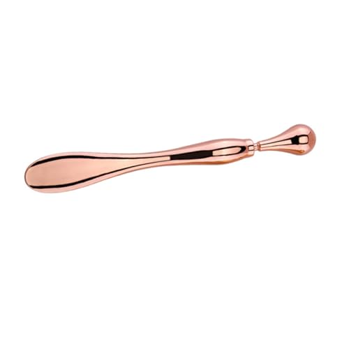 DECORNIJIA Zinklegierung Massage augencreme stab Tragbarer Langlebiger Augenmassage stick für Frauen Fördert Augenringe Entlastet Augenermüdung Praktisches Beauty tool in Roségold von DECORNIJIA