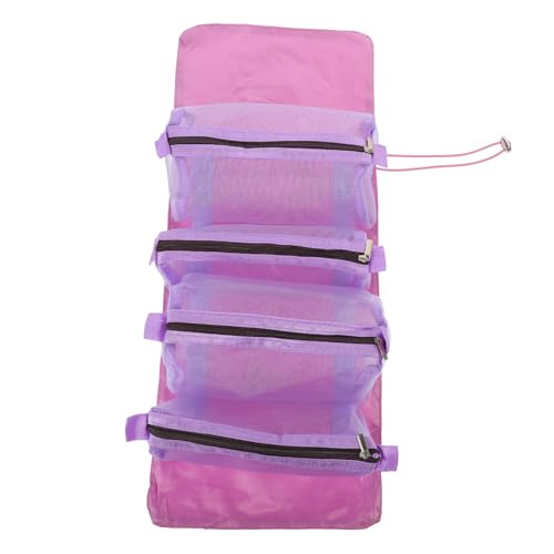 DECORNIJIA Zusammenklappbare Kosmetiktasche Abnehmbare für Damen Make Up mit Großem Fassungsvermögen Hängend und Multifunktional von DECORNIJIA