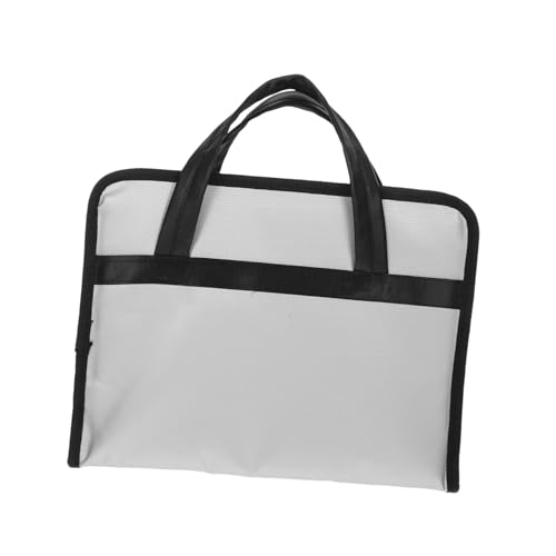 DECORNIJIA mit Schloss Tragbarer Organizer für Geschäftsreisen Langlebiger Messenger Dokumentenhalter Feuerresistenter Aktenkoffer für Büro und Meetings Leichter Business Aktenbeutel von DECORNIJIA