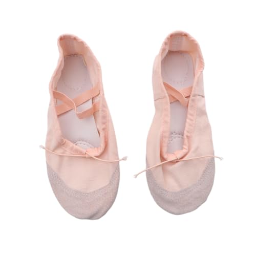 DECORNIJIA rutschfeste Ballettschuhe für Erwachsene Hautfarbene Tanzschläppchen mit Flexibler Sohle Professionelle Tanzschuhe Leicht und für Ballett und Party Geeignet für Mädchen und Jungen von DECORNIJIA