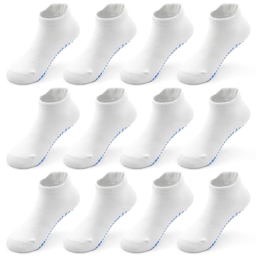 DECOVICI Stoppersocken Kinder 12 Paar, Kleinkinder Baby Rutschsocken mit Griffen Jungen Mädchen 1-7 Jahre ABS Rutschfeste Multi Farben Antirutsch socken von DECOVICI