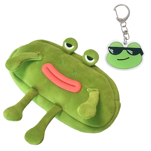 DEETREK Big Mund Frosch Bleistiftkoffer, große Kapazität Lustige süße Bleistiftkoffer für Schüler und Jugendliche, essentielle Schulmaterial, Büro -Schreibwaren, Kosmetiktasche, Aufbewahrungstasche DEETREK Big Mund Frosch Bleistiftkoffer, große Kapazität Lustige süße Bleistiftkoffer für Schüler und Jugendliche, essentielle Schulmaterial, Büro -Schreibwaren, Kosmetiktasche, Aufbewahrungstasche von DEETREK