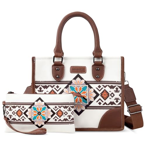 DEEVORCA Damen Handtasche Elegante Umhängetasche Top Griff Abnehmbar Schulterriemen Zip Verschluss Tragetasche Arbeit Reise Einkauf Handtasche für Damen Segeltuch Beige A von DEEVORCA