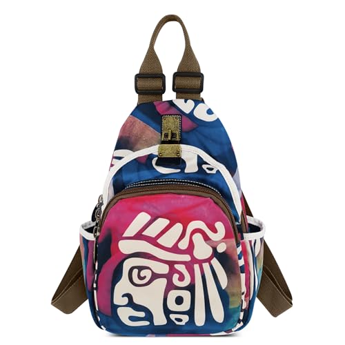 DEEVORCA Damen Rucksack Modern – Wasserdichtes Oxford-Gewebe, Anti-Diebstahl-Design, Viele Fächer, Verstellbare Schultergurte – Ideal Für Dates, Reisen & Pendeln (Weinrot) von DEEVORCA