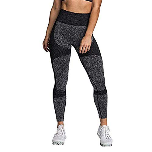 DEEWISH Damen Sport Leggings, Yoga Fitnesshose Nahtlose Kompressions Sporthose Training Laufhose Sport Tights Yogahose mit Hohe Taille für Workout Gym Jogging Hosen von DEEWISH