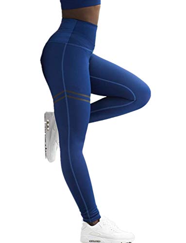 DEEWISH Damen Sport Leggings - Sporthose Frauen High Waist Yogahose Elastische Tummy Control Lange Laufhose | Stretch Yoga Hosen Pants | Jogginghose | Strumpfhose von DEEWISH