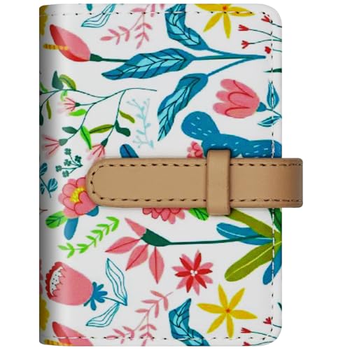 DEEZOMO Kreditkartenetui aus PU-Leder mit 26 Kartenfächern, metallisch, Modern von DEEZOMO