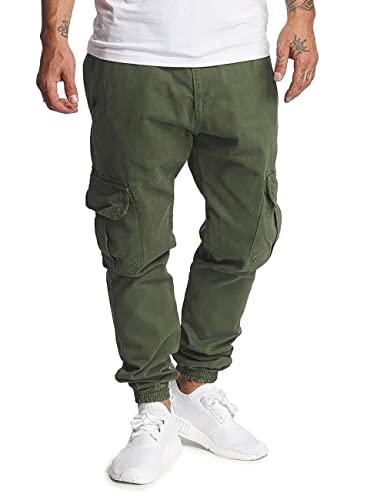 DEF Hosen Herren Cargohosen Grün W 32 von DEF