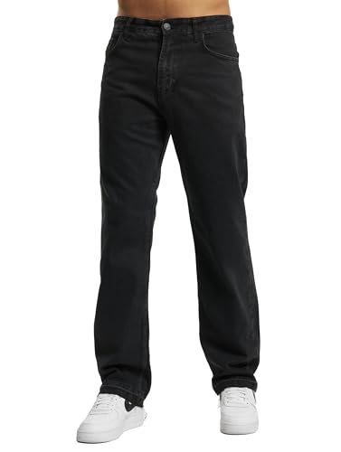 DEF Jeans Herren Loose Fit Jeans Schwarz 34 von DEF