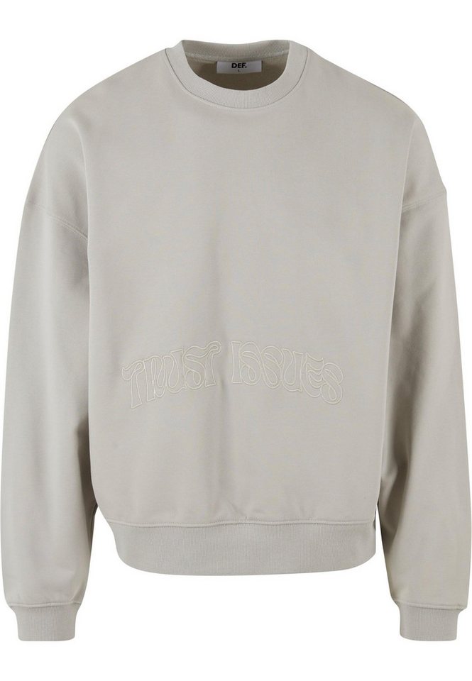 DEF Rundhalspullover DEF DEF Trust Issues Pullover (1-tlg) von DEF