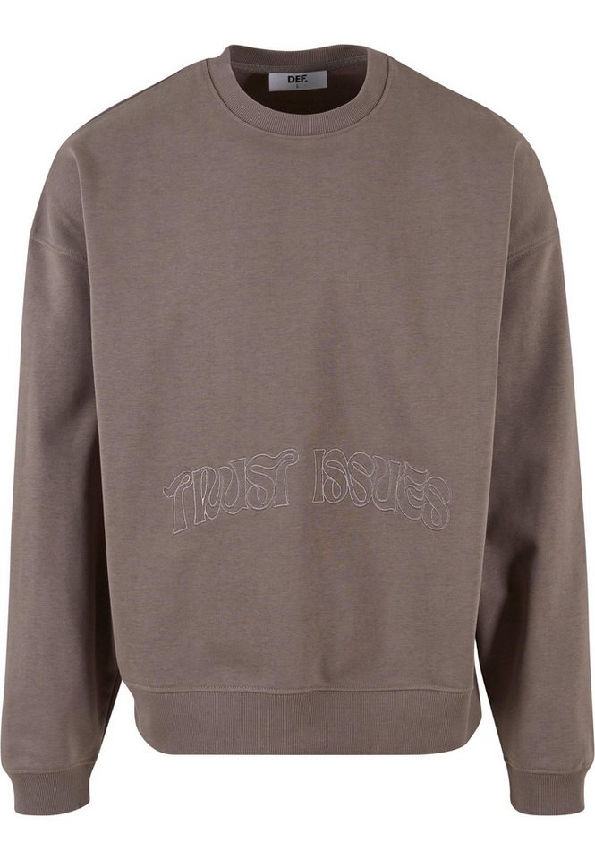 DEF Rundhalspullover DEF DEF Trust Issues Pullover (1-tlg) von DEF