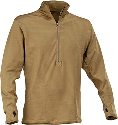 DEFCON 5 MAGLIA TERMICA LIVELLO 2 TRASPIRANTE COYOTE TAN - TAGLIA S / DEFCON 5 LEVEL 2 BREATHABLE THERMAL SHIRT COYOTE TAN - SIZE S von DEFCON 5