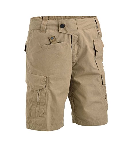 DEFCON 5 Shorts, erweiterte Taktische Kurze Hose, Taktische Shorts in Rip Stop, D5-3438 (Coyote Tan, Large) von DEFCON 5