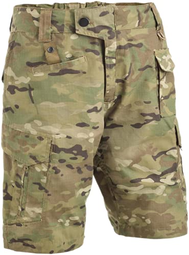 Defcon 5 Shorts, Advanced Tactical Short Pant, Kurze Taktische Hose aus Ripstop D5-3438, Multicam, S von DEFCON 5