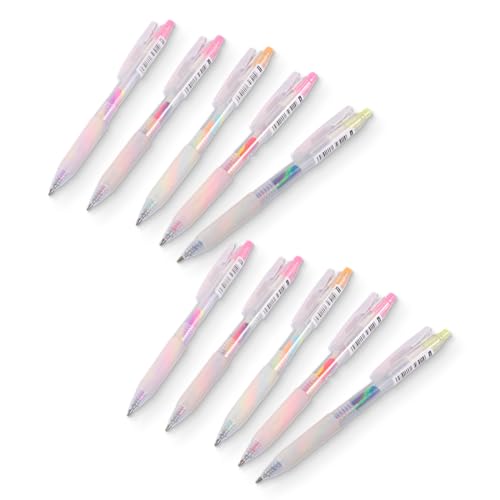 10 Glitzerstifte,Regenbogen Glitzer Gelstifte, Glitzer Gel Stifte, gelstifte glitzer，Glitzerstifte Gel für Kinder Erwachsene Malbuch Zeichnen Doodling Scrapbook von DEFGNOP