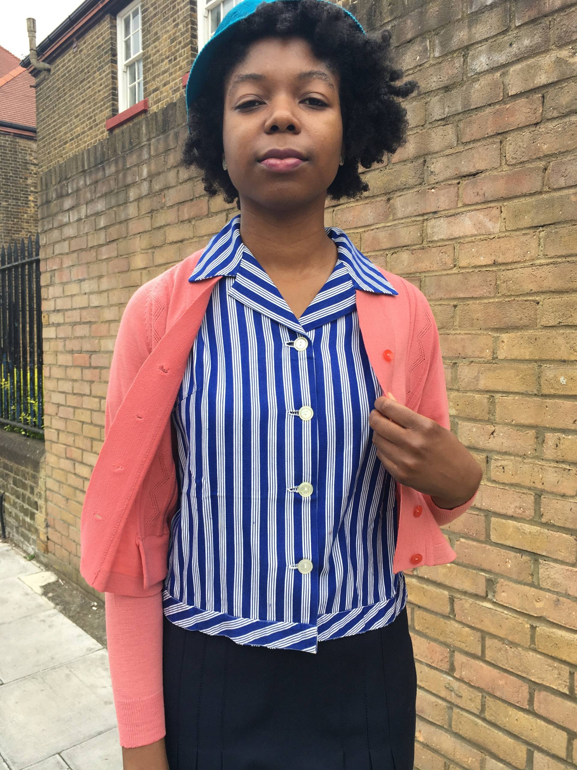 Gestreifte Bluse von DEFINITIVAVINTAGE