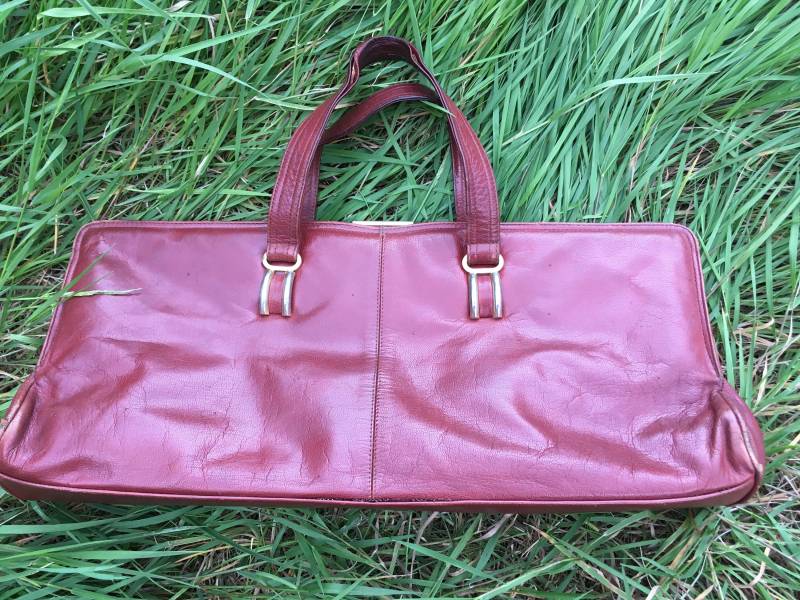 Leder Rot-Braune Tasche Von Licci - Made in Italy Original Vintage Leder Rot-Braune Tasche Von Licci - Made in Italy Original Vintage von DEFINITIVAVINTAGE