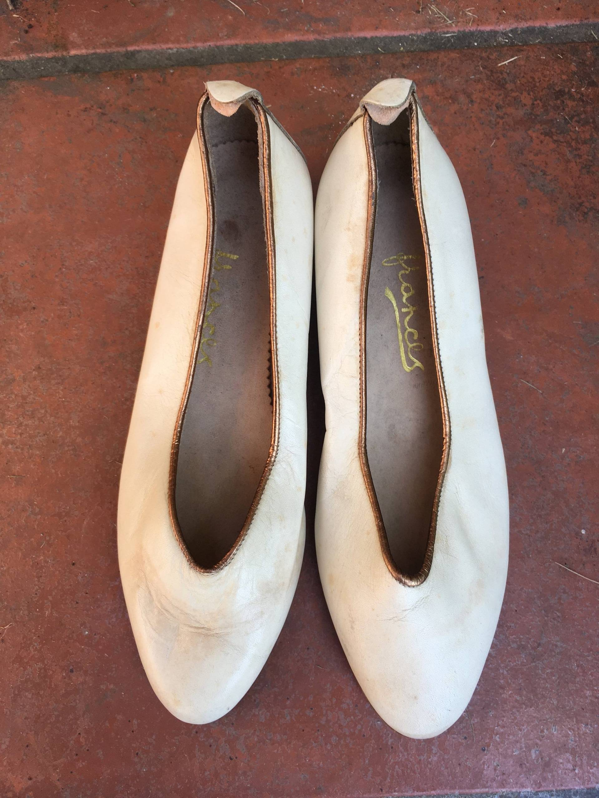 Sehr Einzigartige Ballerina Flats - Schuhe Von Frances Größe 35 Made in Italy von DEFINITIVAVINTAGE