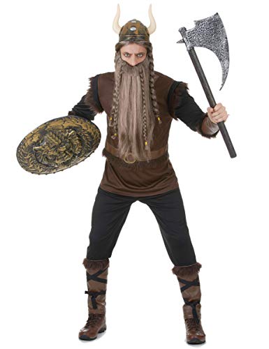 DEGUISE TOI Generique - Wikinger-Herrenkostüm Wikingerkrieger braun-schwarz - XL von DEGUISE TOI