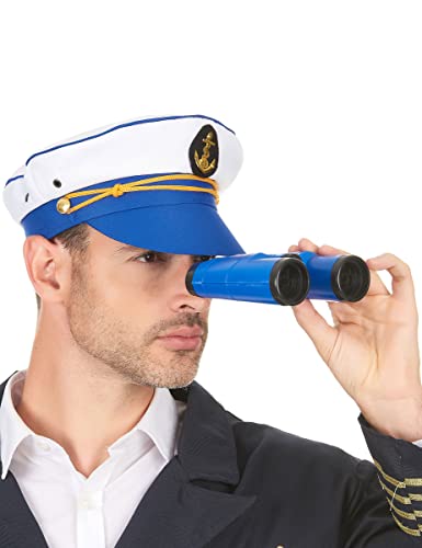 DEGUISE TOI KULTFAKTOR GmbH Matrosen-Cap für Damen blau-Weiss-Gold Einheitsgröße DEGUISE TOI KULTFAKTOR GmbH Matrosen-Cap für Damen blau-Weiss-Gold Einheitsgröße von DEGUISE TOI