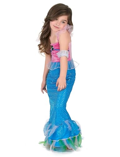 DEGUISE TOI Meerjungfrau Kostüm für Mädchen blau-rosa - Blau von DEGUISE TOI