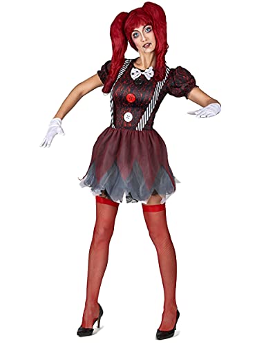 DEGUISE TOI Vegaoo Horror Puppe Damen-Kostüm rot-schwarz-Weiss - M DEGUISE TOI Vegaoo Horror Puppe Damen-Kostüm rot-schwarz-Weiss - M von DEGUISE TOI