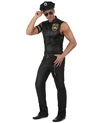 DEGUISE TOI Vegaoo Polizist-Herrenkostüm Uniform schwarz - XL DEGUISE TOI Vegaoo Polizist-Herrenkostüm Uniform schwarz - XL von DEGUISE TOI