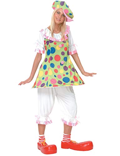 Jadeo - Déguisement Clown à pois colorés Femme Taille Unique - Multicolore Jadeo - Déguisement Clown à pois colorés Femme Taille Unique - Multicolore von DEGUISE TOI