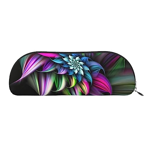 DEHIWI Leder Federmäppchen Wasserdicht Niedlich Bleistift Taschen Bleistift Box Organizer Reise Kosmetik Make-up Tasche Mit Reißverschluss Für Frauen Männer, silber, Einheitsgröße, Reisen von DEHIWI