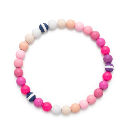 DEJIN Emaille-Perlenarmbänder, böhmische bunte runde Perlen, Brangle für Damen, geflochtener Strang, Stein von DEJIN