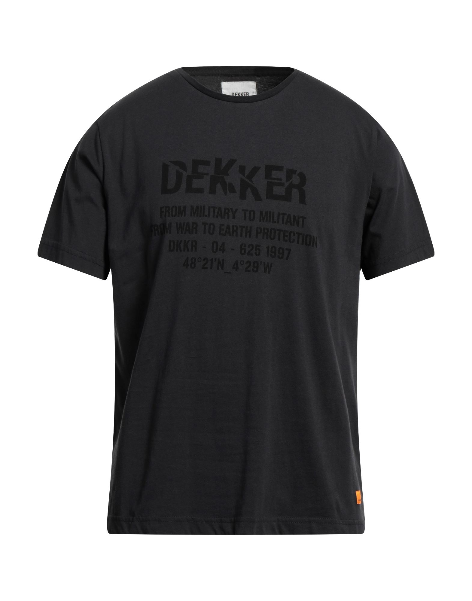 DEKKER T-shirts Herren Granitgrau von DEKKER