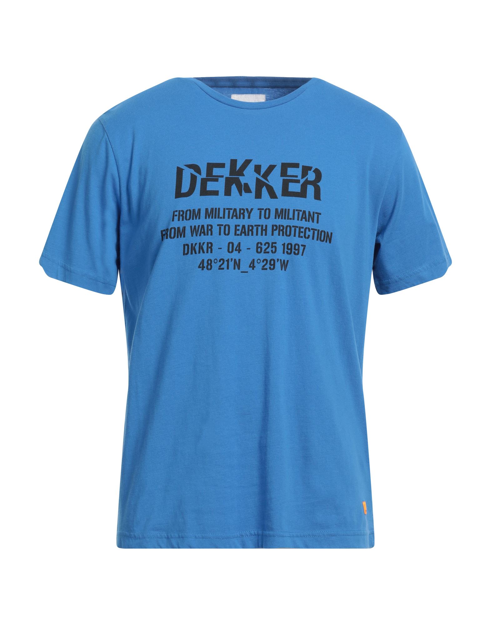 DEKKER T-shirts Herren Azurblau von DEKKER