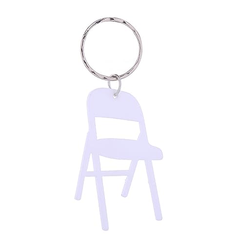DEKKRYNFV Acryl Backstrehstuhl Charm Charkain Klappstuhl Anhänger Auto Keyring Rucksack Dekorationsbeutel Anhänger Keyring Portable Car Keyrings Mode Schmuck Minimalist Keychain DEKKRYNFV Acryl Backstrehstuhl Charm Charkain Klappstuhl Anhänger Auto Keyring Rucksack Dekorationsbeutel Anhänger Keyring Portable Car Keyrings Mode Schmuck Minimalist Keychain von DEKKRYNFV