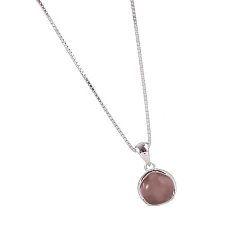 DEKKRYNFV Elegante Koreanische Mode Runde Anhänger Halskette Einstellbare Länge Neckketten Trends Accessoires Für Tägliche Tragen Süße Mädchen Halskette von DEKKRYNFV