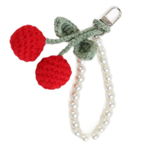Häkeln Kirschen Schlüsselzubehör Bequemer Obst Anhänger Keychain Einzigartige Geschenk Vielseitige Dekoration Für Taschen Und Tasten Häkelkirschschlüsselkette Häkeln Kirschen Schlüsselzubehör Bequemer Obst Anhänger Keychain Einzigartige Geschenk Vielseitige Dekoration Für Taschen Und Tasten Häkelkirschschlüsselkette von DEKKRYNFV