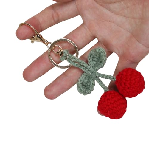 Häkeln Kirschen Schlüsselzubehör Bequemer Obst Anhänger Keychain Einzigartige Geschenk Vielseitige Dekoration Für Taschen Und Tasten Häkelkirschschlüsselkette Häkeln Kirschen Schlüsselzubehör Bequemer Obst Anhänger Keychain Einzigartige Geschenk Vielseitige Dekoration Für Taschen Und Tasten Häkelkirschschlüsselkette von DEKKRYNFV