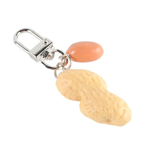 Simuliertes Erdnussschlüsselketten Stylish Ornament PVC Und Legierungstexturbeutel Anhänger Perfekt Für Präsenz Und Den Eigenen Gebrauch Nie von DEKKRYNFV