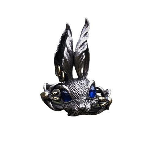 DEKKRYNFV Sternförmige Ringe Ladies Punk Gothic Zirkon Retro Gekreuzte Ringe Retro Hip Hop Zwei Hände Als Sternschmuck Hollow DEKKRYNFV Sternförmige Ringe Ladies Punk Gothic Zirkon Retro Gekreuzte Ringe Retro Hip Hop Zwei Hände Als Sternschmuck Hollow von DEKKRYNFV