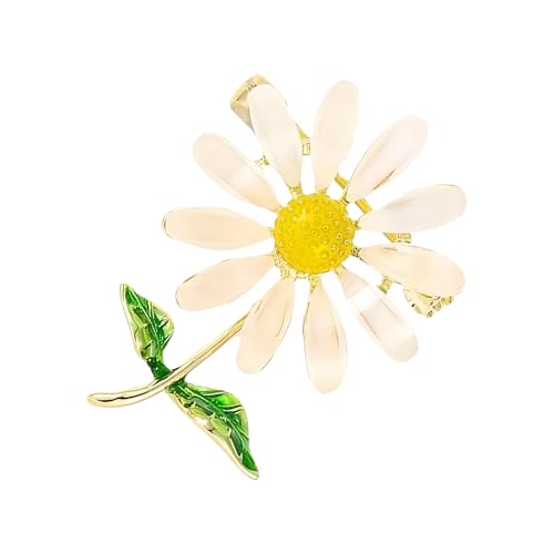 Komplizierte Blumförmige Legierungsbrosche Sichere Pin Für Kleiderschichten Hüte Taschen Elegant Modeaccessoire Cloding Accessoires Zierter Gänseblümchen Schmuck Schmuck von DEKKRYNFV