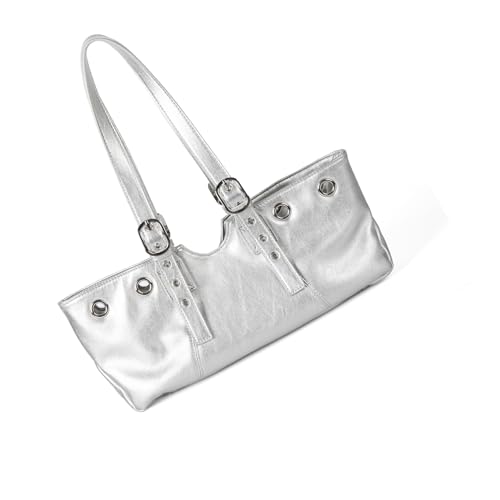 Tragen Sie Resistent Besetzte PU Unterarmtasche Modernes Punk Design Multi Funktionaler Schulterhandtasche Für Lässige Tägliche PU Lederhandtasche Mit Großer Kapazität Tragen Sie Resistent Besetzte PU Unterarmtasche Modernes Punk Design Multi Funktionaler Schulterhandtasche Für Lässige Tägliche PU Lederhandtasche Mit Großer Kapazität von DEKKRYNFV
