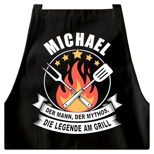 DEL MÀ Unique & Personal Grillschürze für Männer personalisierte Kochschürze Herren lustiges Grillzubehör Geschenk Mann Grillmeister Schürze Schwarz DEL MÀ Unique & Personal Grillschürze für Männer personalisierte Kochschürze Herren lustiges Grillzubehör Geschenk Mann Grillmeister Schürze Schwarz von DEL MÀ Unique & Personal
