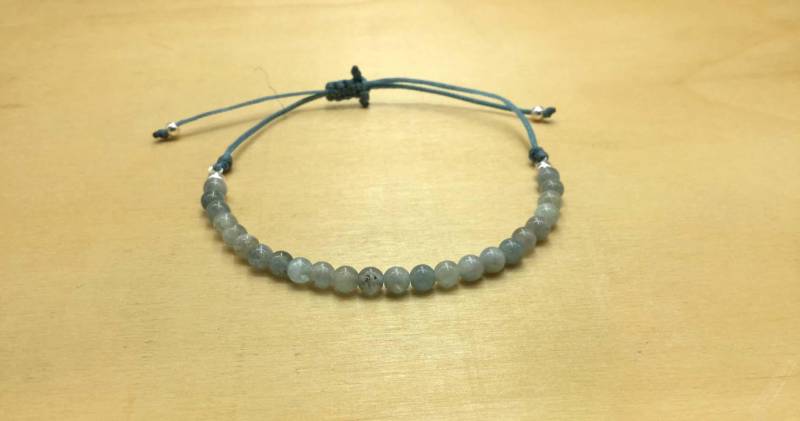 Aquamarin Perlen Armband Aquamarin Perlen Armband von DELAG