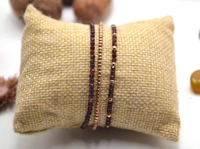 Granat Perlen Armband Granat Perlen Armband von DELAG